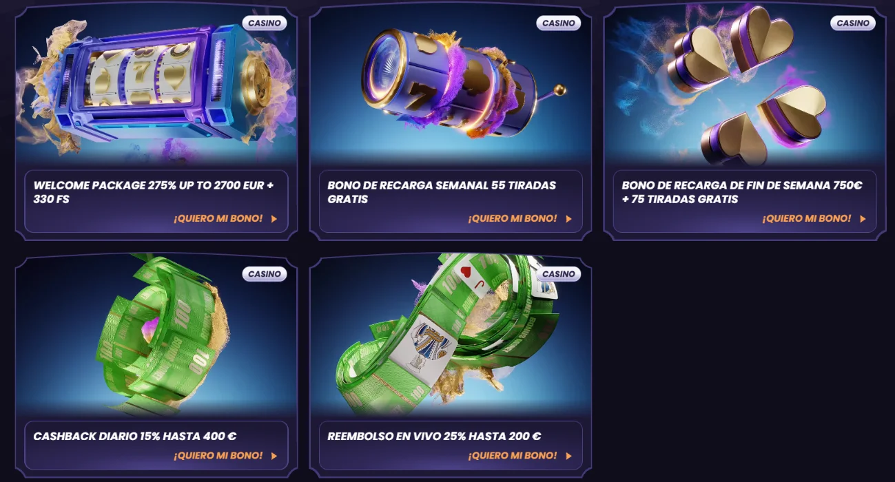 FunBet Casino Bonos y Promociones de Casino FunBet Casino promociones con bono de bienvenida, recargas, cashback y reembolso en vivo